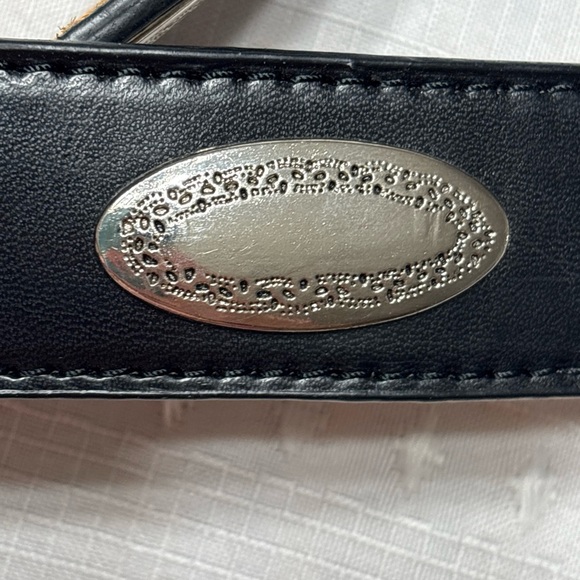 Genuine Leather Womens Western Belt  Casual Jeans Belts- Black Size 36 - Picture 4 of 7